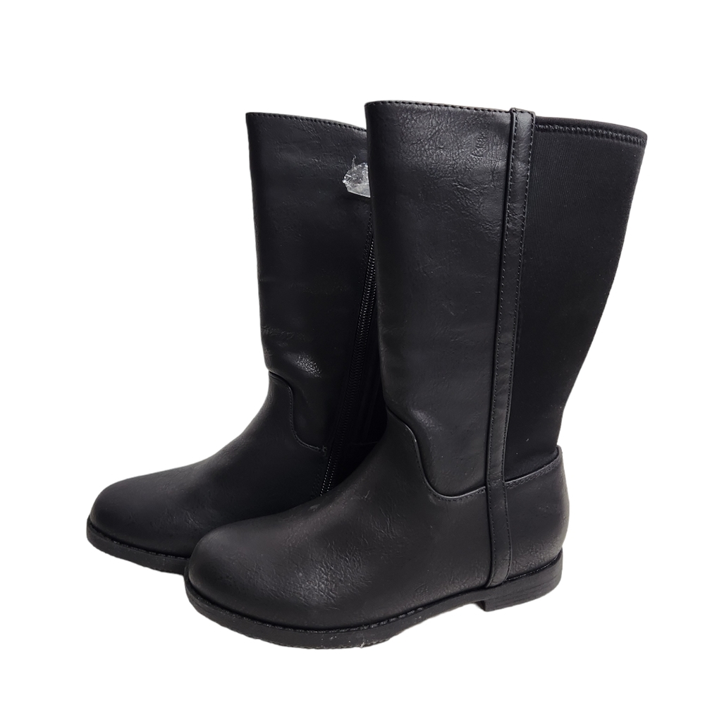 Kenneth Cole Reaction Girls Kennedy Scuba 2 Black Boots Size 11.5